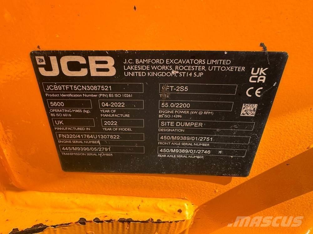 JCB 9T-2FT サイト　ダンプ