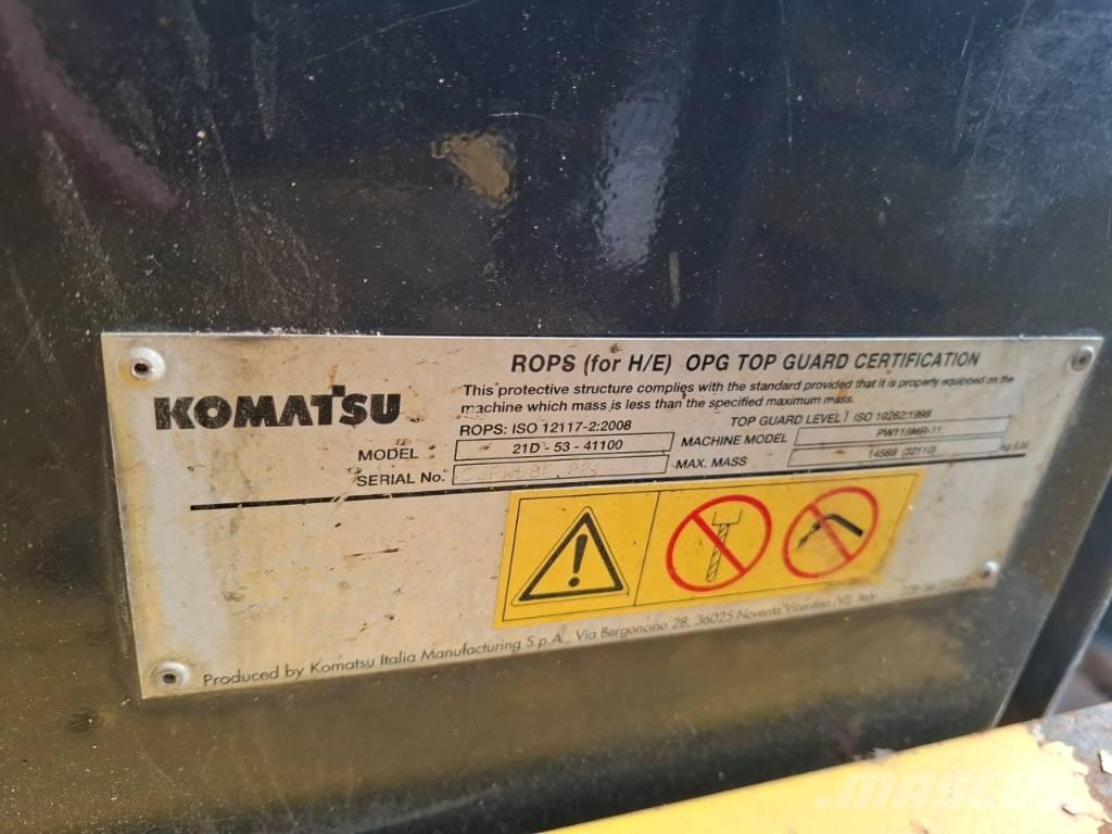 Komatsu PW 118MR-11 ホイール式油圧ショベル（パワーショベル・ユンボ・バックホー）