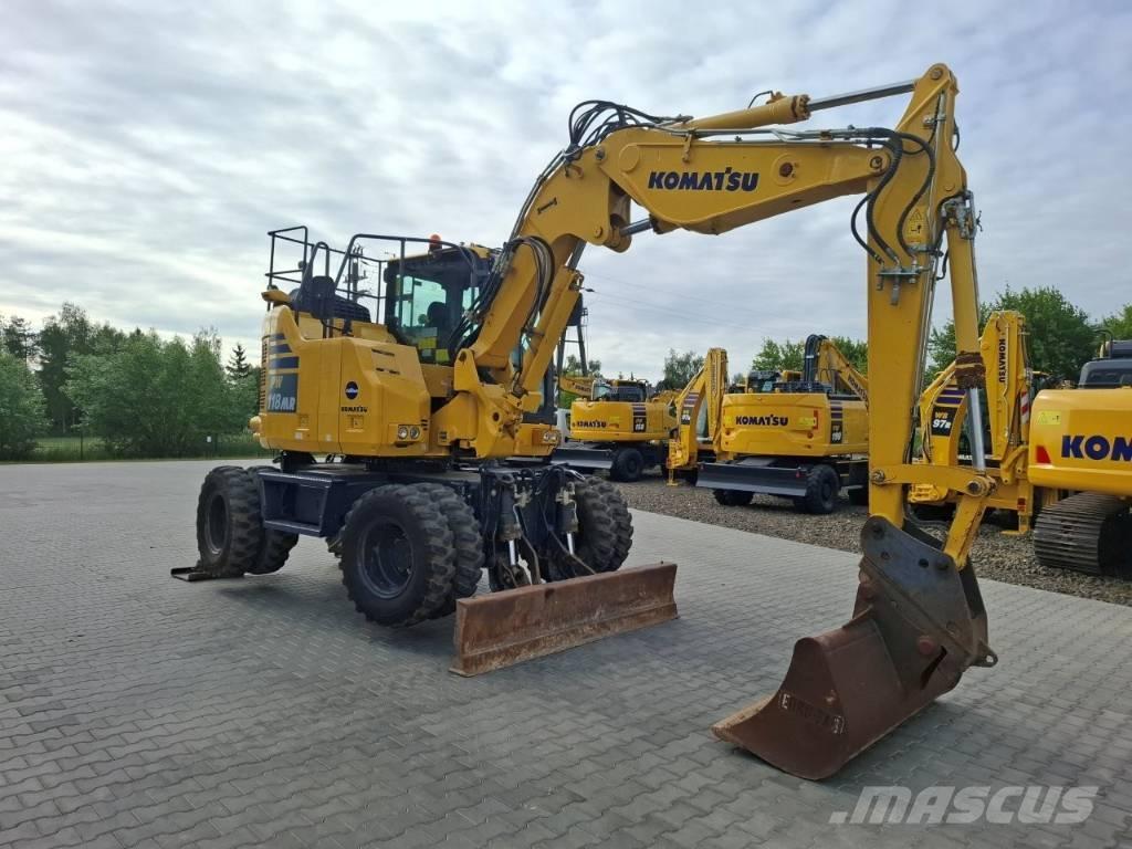 Komatsu PW 118MR-11 ホイール式油圧ショベル（パワーショベル・ユンボ・バックホー）