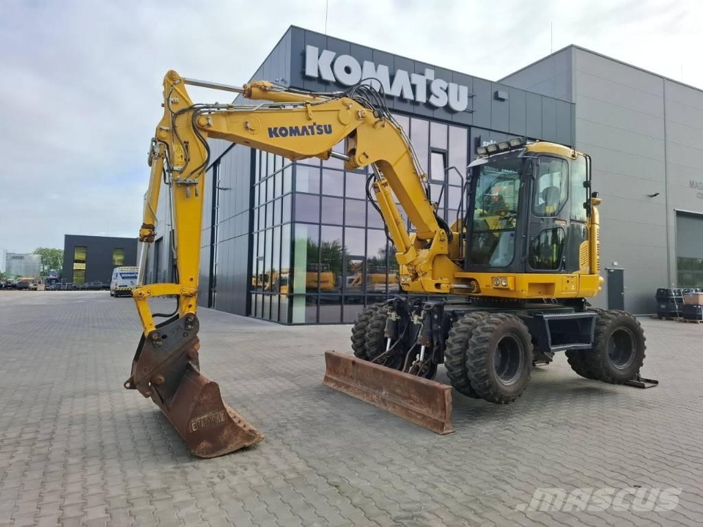 Komatsu PW 118MR-11 ホイール式油圧ショベル（パワーショベル・ユンボ・バックホー）