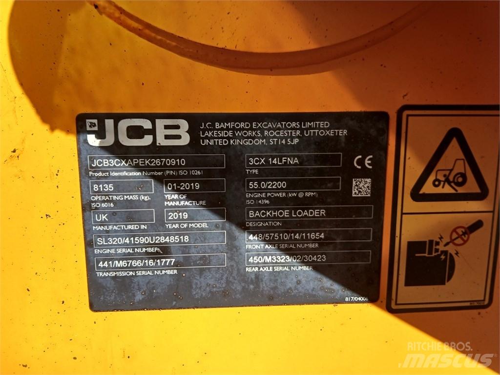 JCB 3 CX ECO バックホーローダー