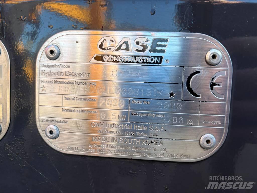 CASE CX 26 C ミニ油圧ショベル 7t以下（ミニユンボ・ミニディガー）