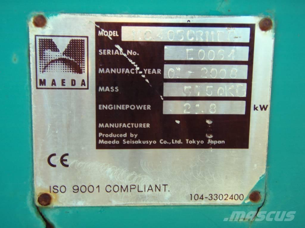 Maeda MC 405 CRME クローラクレーン