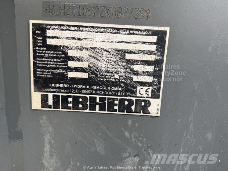 Liebherr A 914 ホイール式油圧ショベル（パワーショベル・ユンボ・バックホー）