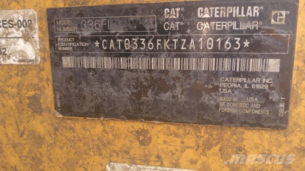CAT 336 F L 大型油圧ショベル12t以上（パワーショベル・ユンボ）