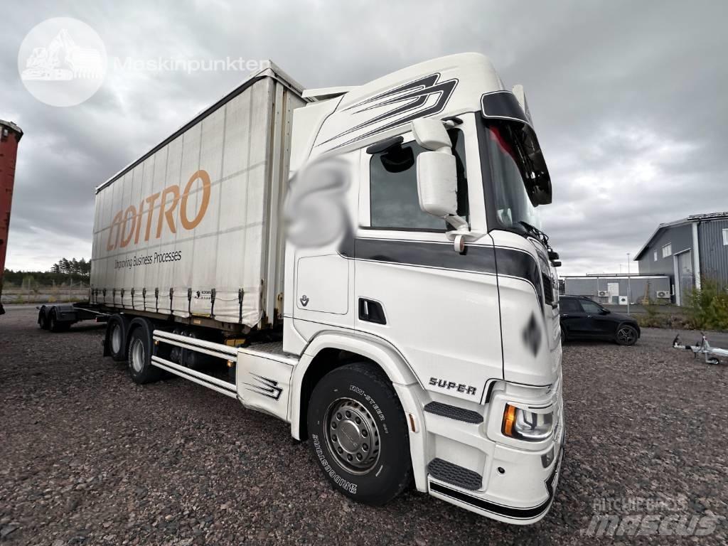 Scania R 580 コンテナ、海コン車