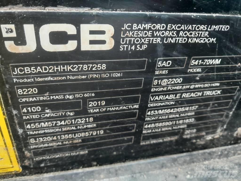 JCB 541-70 農業用テレハンドラー