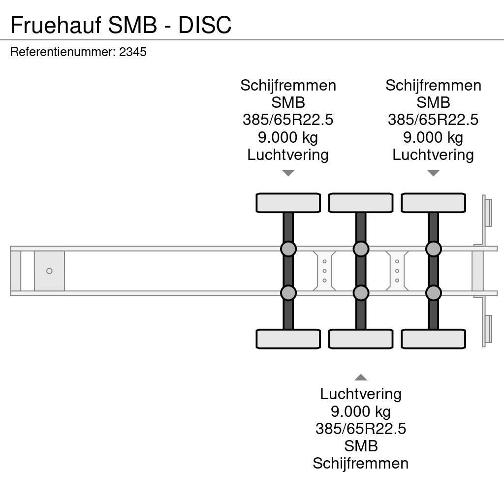 Fruehauf SMB - DISC フラットベッドセミトレーラー／ドロップサイドセミトレーラー