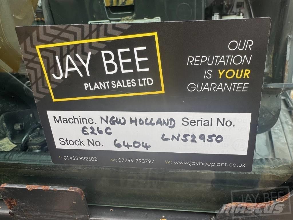 New Holland E26C ミニ油圧ショベル 7t以下（ミニユンボ・ミニディガー）