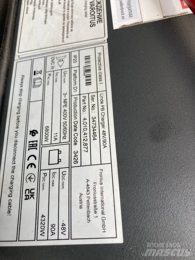 Linde E16P/386-02 バッテリーフォークリフト