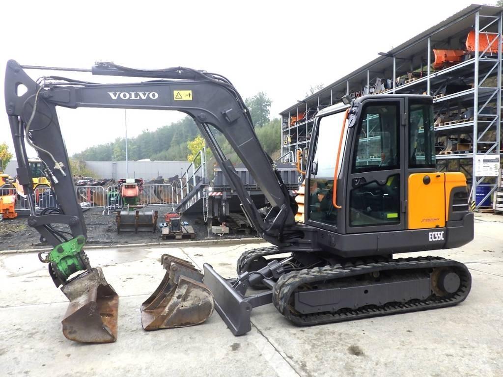 Volvo EC 55 C ミニ油圧ショベル 7t以下（ミニユンボ・ミニディガー）