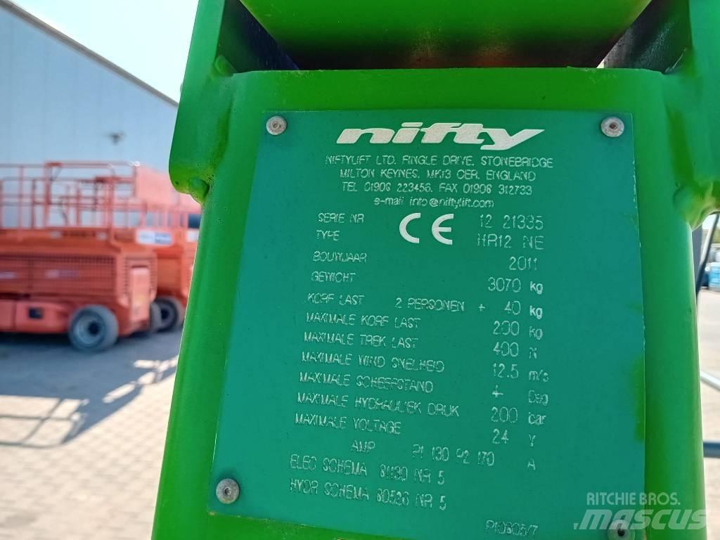 Niftylift HR 12 N E ブームリフト　屈伸型