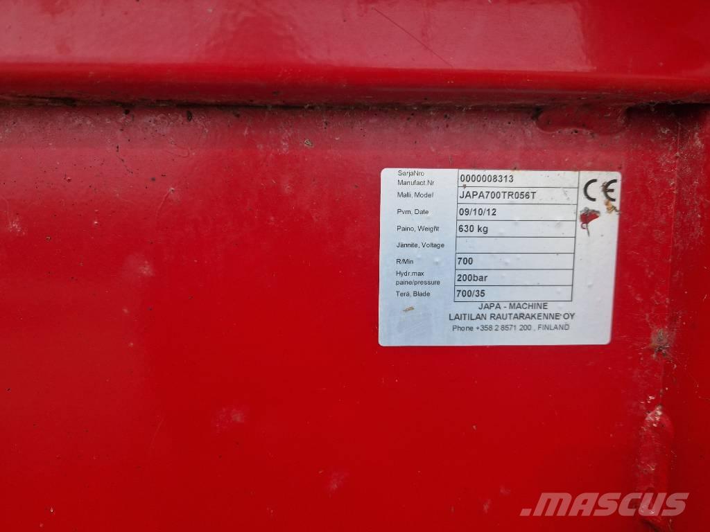 Japa 700 ウッドスプリッターとカッター