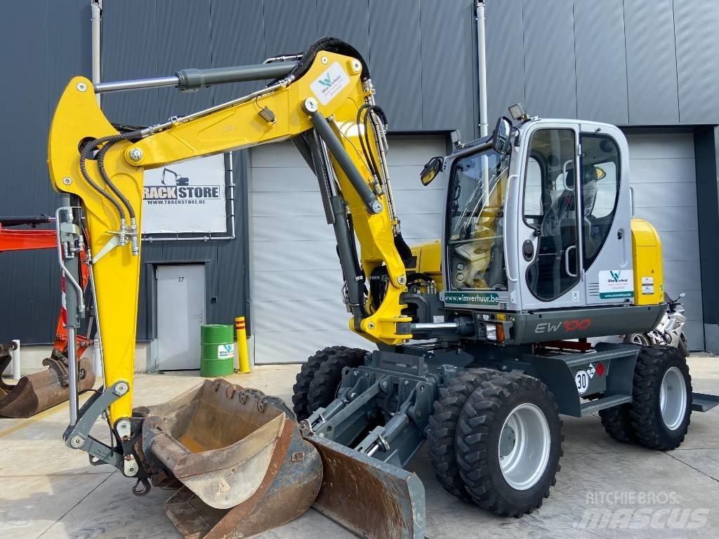 Wacker Neuson EW 100 ホイール式油圧ショベル（パワーショベル・ユンボ・バックホー）