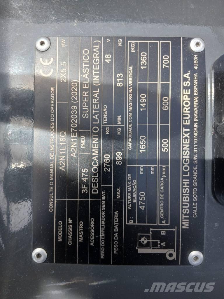 UniCarriers TX 3-18 バッテリーフォークリフト