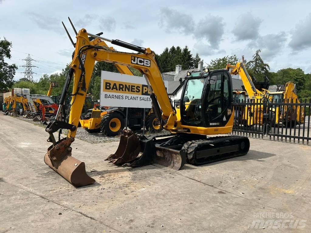 JCB 8085 ZTS 中型油圧ショベル 7ｔ-12ｔ（ユンボ・パワーショベル・バックホー）