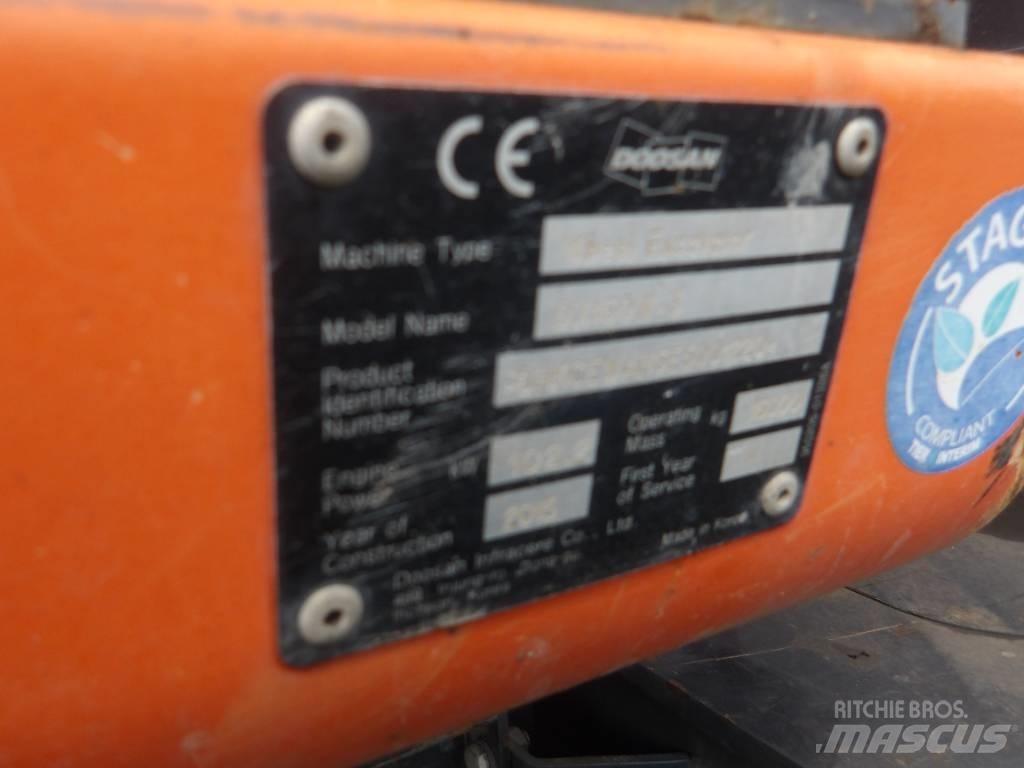 Doosan DX 160 W ホイール式油圧ショベル（パワーショベル・ユンボ・バックホー）