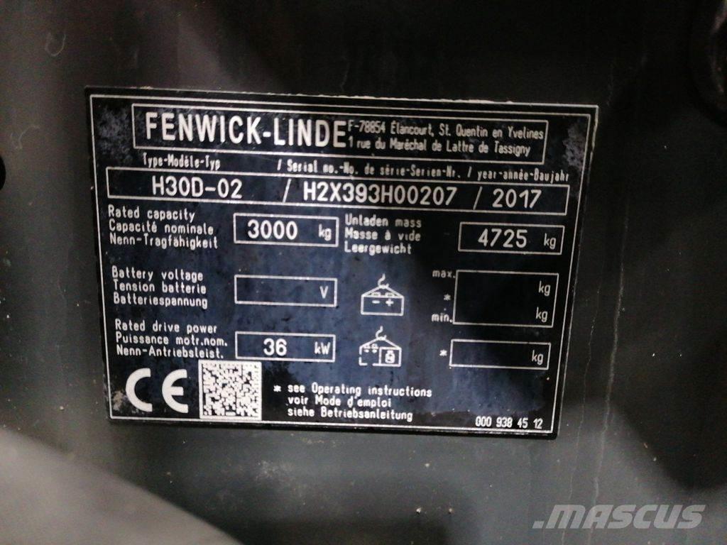 Linde H30D-02 ディーゼル・軽油