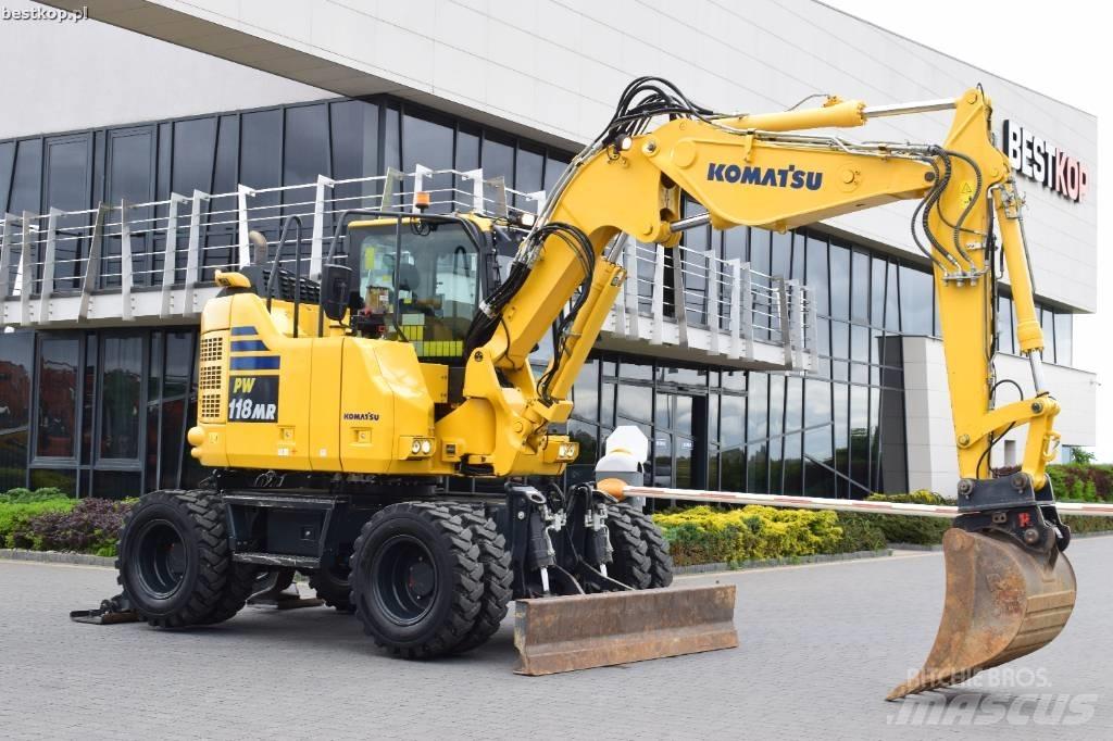 Komatsu PW118MR-11 ホイール式油圧ショベル（パワーショベル・ユンボ・バックホー）