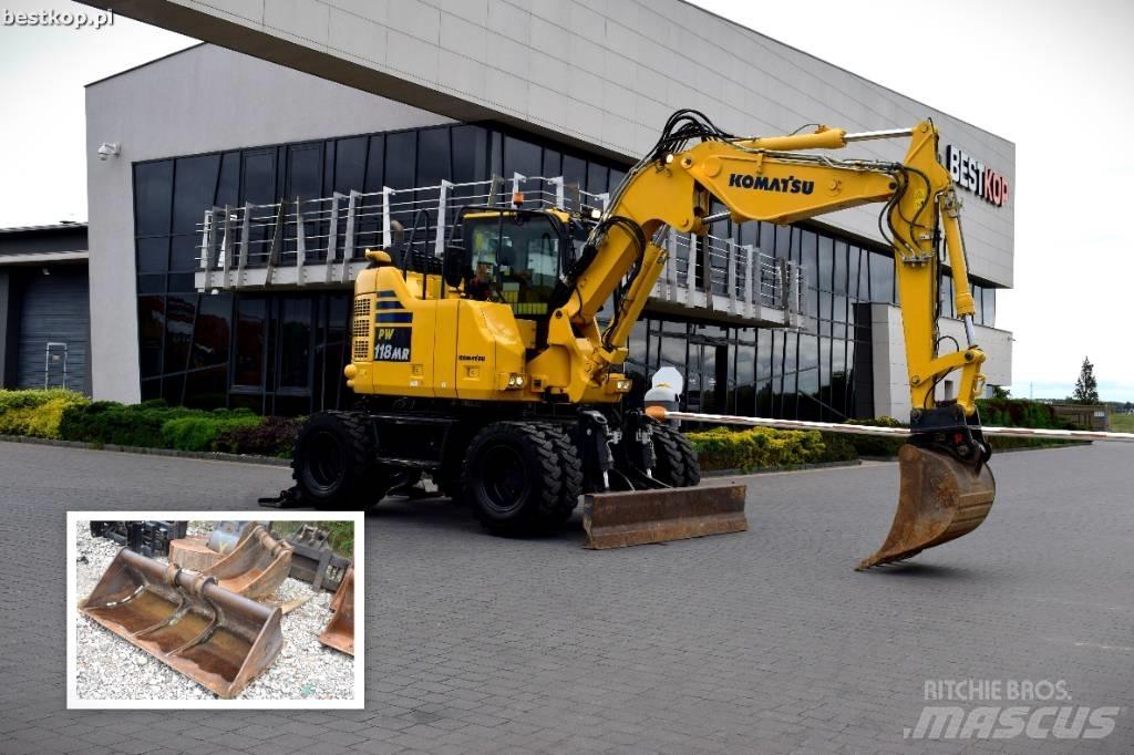 Komatsu PW118MR-11 ホイール式油圧ショベル（パワーショベル・ユンボ・バックホー）