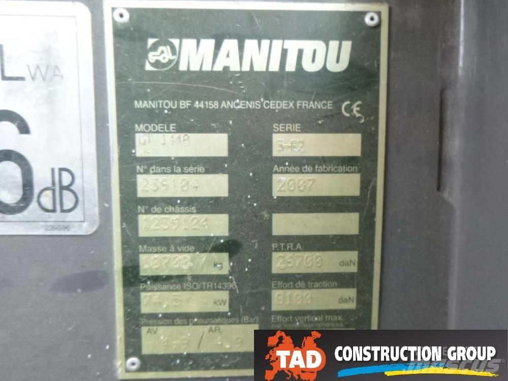 Manitou MT 1440 テレスコーピックハンドラー