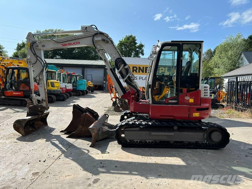 Takeuchi TB 280 FR 中型油圧ショベル 7ｔ-12ｔ（ユンボ・パワーショベル・バックホー）