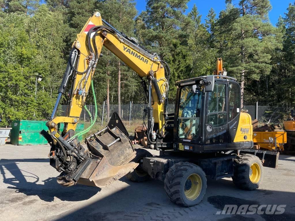 Yanmar B 95 W ホイール式油圧ショベル（パワーショベル・ユンボ・バックホー）