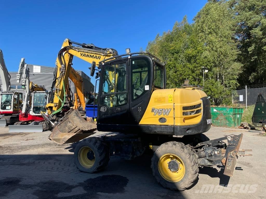 Yanmar B 95 W ホイール式油圧ショベル（パワーショベル・ユンボ・バックホー）