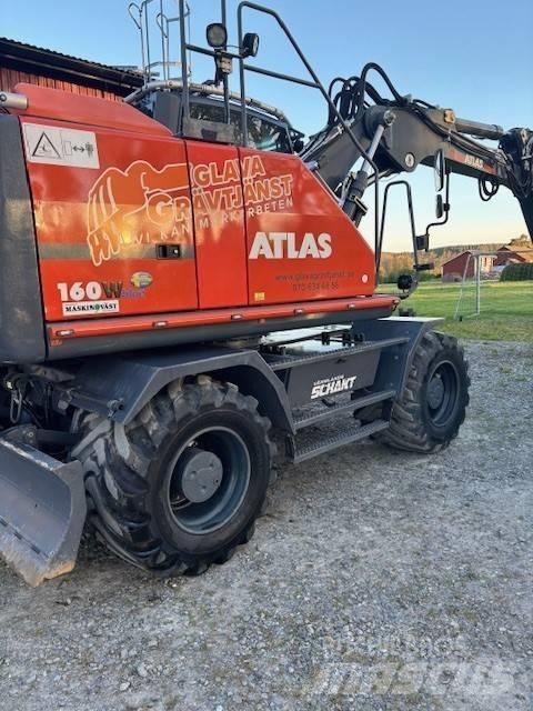 Atlas 160 W ホイール式油圧ショベル（パワーショベル・ユンボ・バックホー）