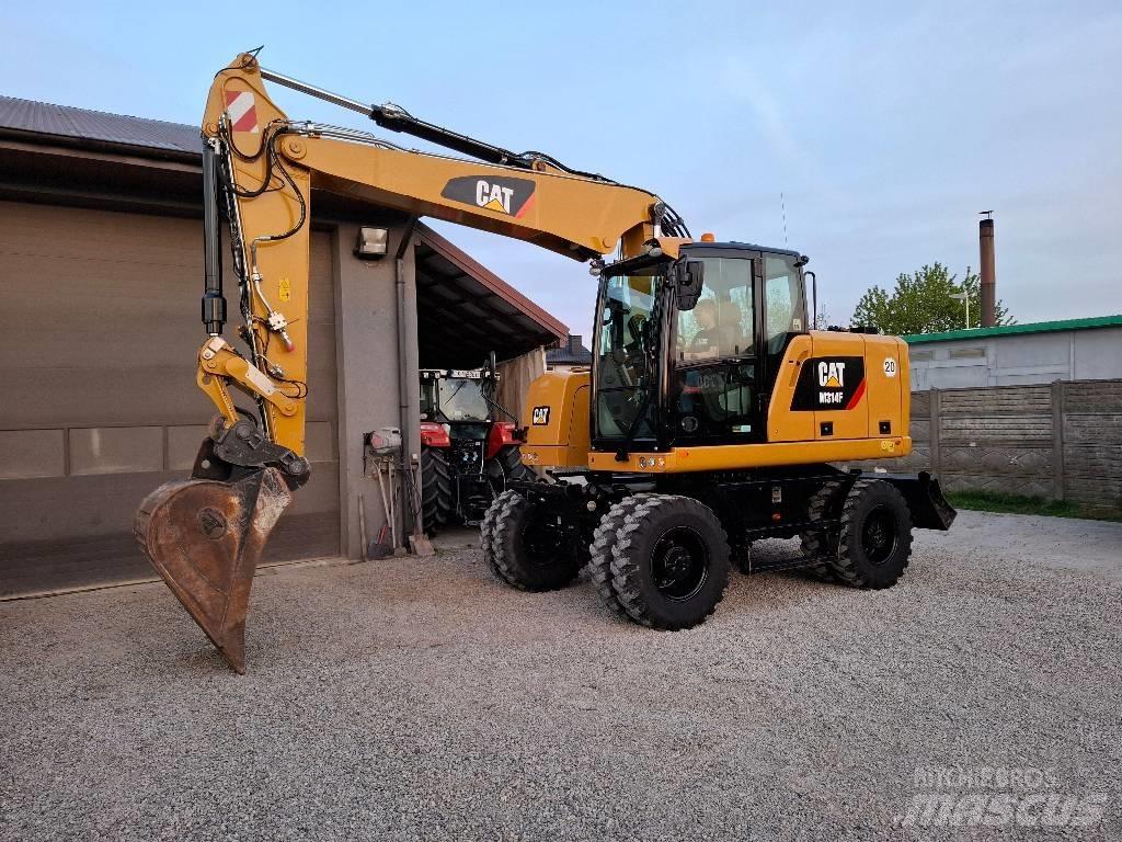 CAT 314 F ホイール式油圧ショベル（パワーショベル・ユンボ・バックホー）