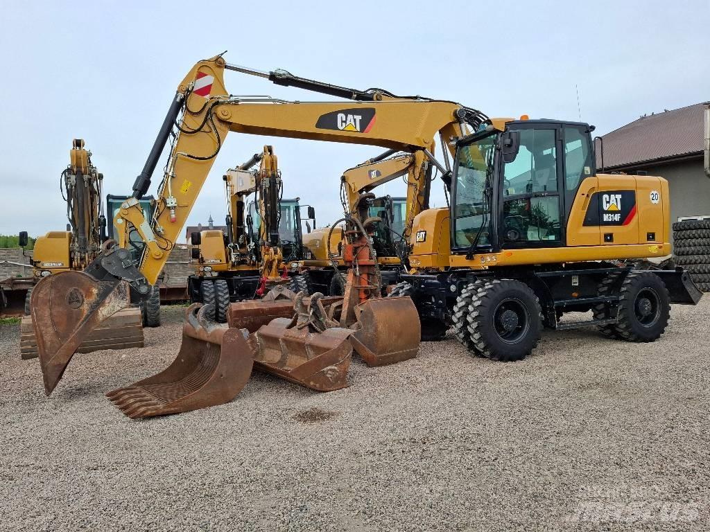 CAT 314 F ホイール式油圧ショベル（パワーショベル・ユンボ・バックホー）