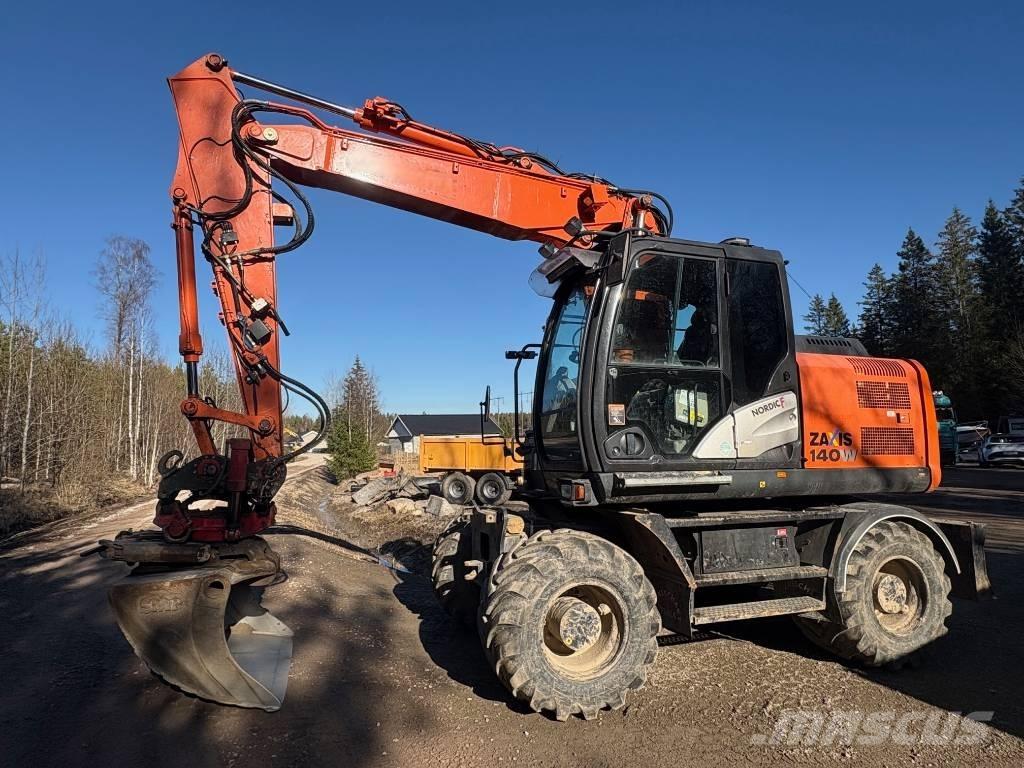 Hitachi ZX 140 W-5B ホイール式油圧ショベル（パワーショベル・ユンボ・バックホー）