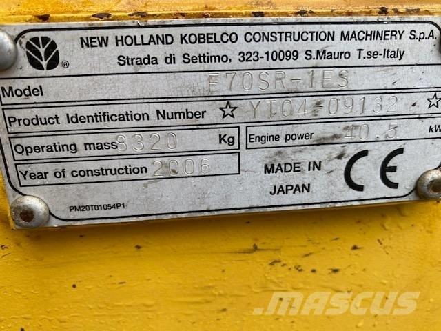 New Holland E 70 SR 中型油圧ショベル 7ｔ-12ｔ（ユンボ・パワーショベル・バックホー）