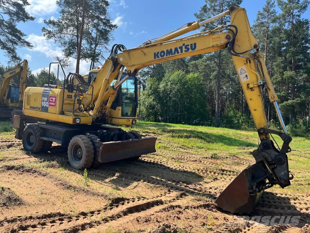 Komatsu PW 160-7 ホイール式油圧ショベル（パワーショベル・ユンボ・バックホー）