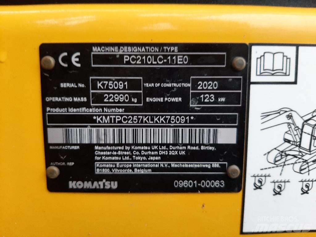Komatsu PC 210 LC-11 大型油圧ショベル12t以上（パワーショベル・ユンボ）