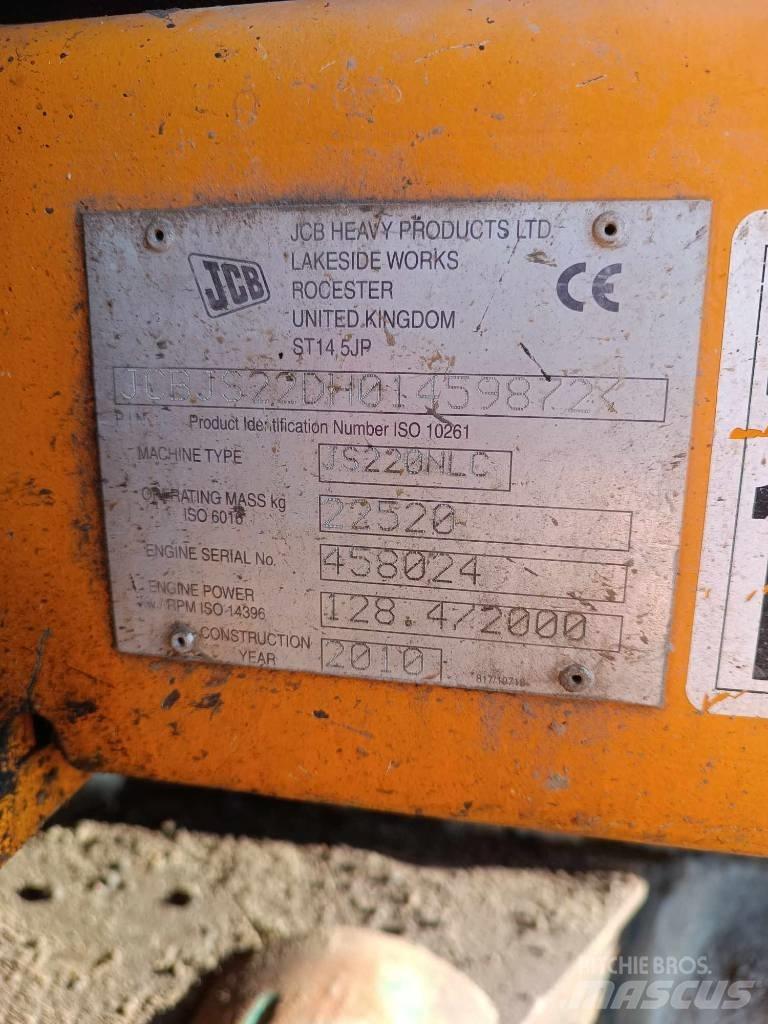 JCB JS 220 N LC 大型油圧ショベル12t以上（パワーショベル・ユンボ）