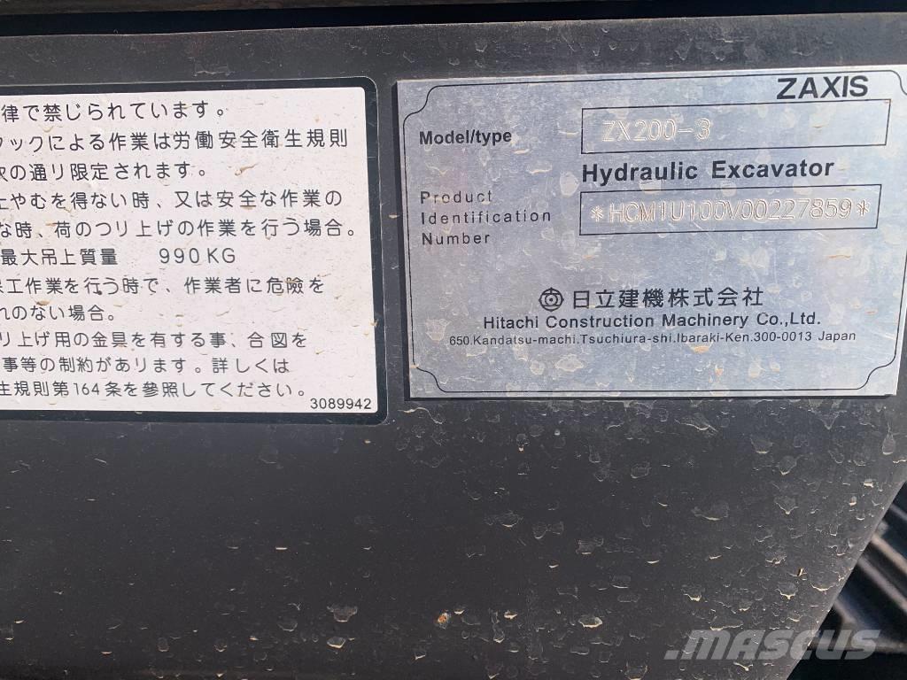 Hitachi Zaxis 200 LC 大型油圧ショベル12t以上（パワーショベル・ユンボ）