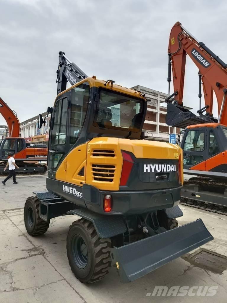 Hyundai HW 60 Eco ホイール式油圧ショベル（パワーショベル・ユンボ・バックホー）