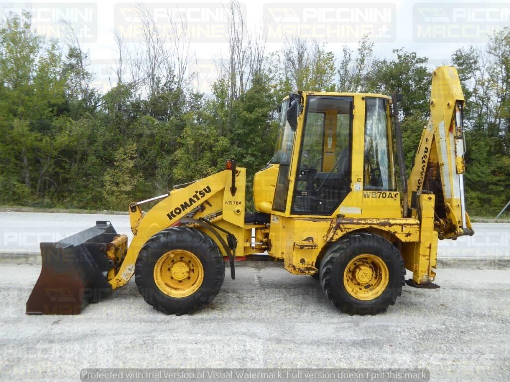Komatsu WB70A バックホーローダー