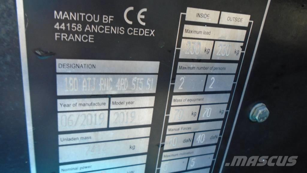 Manitou 180 ATJ ブームリフト　屈伸型