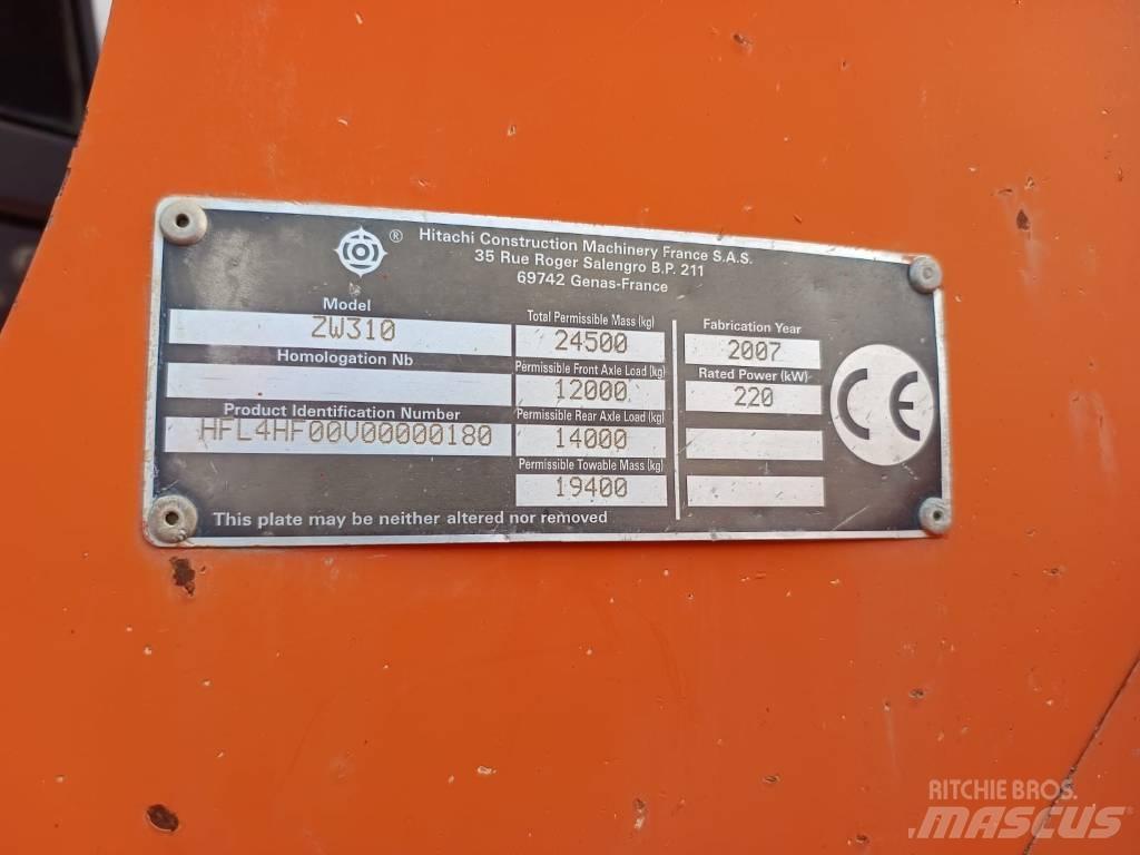 Hitachi ZW 310 ホイールローダー・タイヤショベル