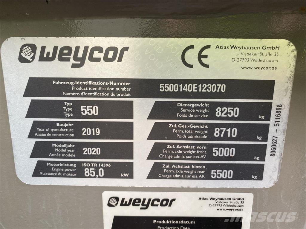 Weycor AR550 HS 多目的ローダー