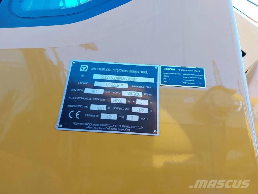 XCMG XCR55L5_E ラフテレーンクレーン