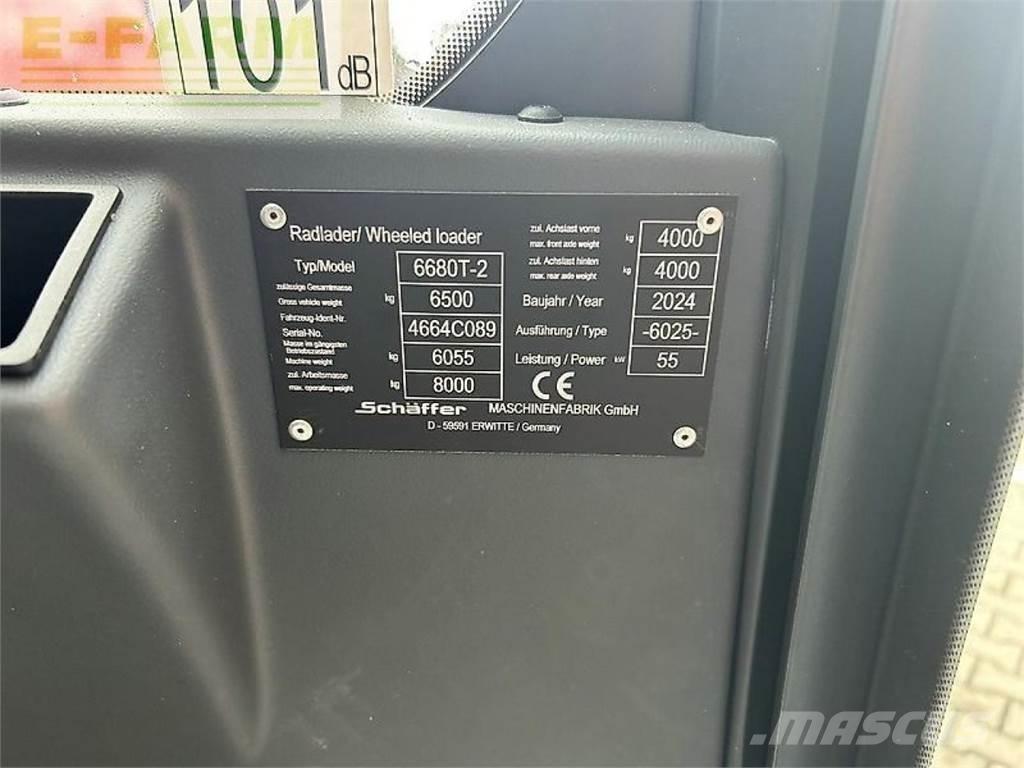 Schäffer 6680 t-2 農業用テレハンドラー
