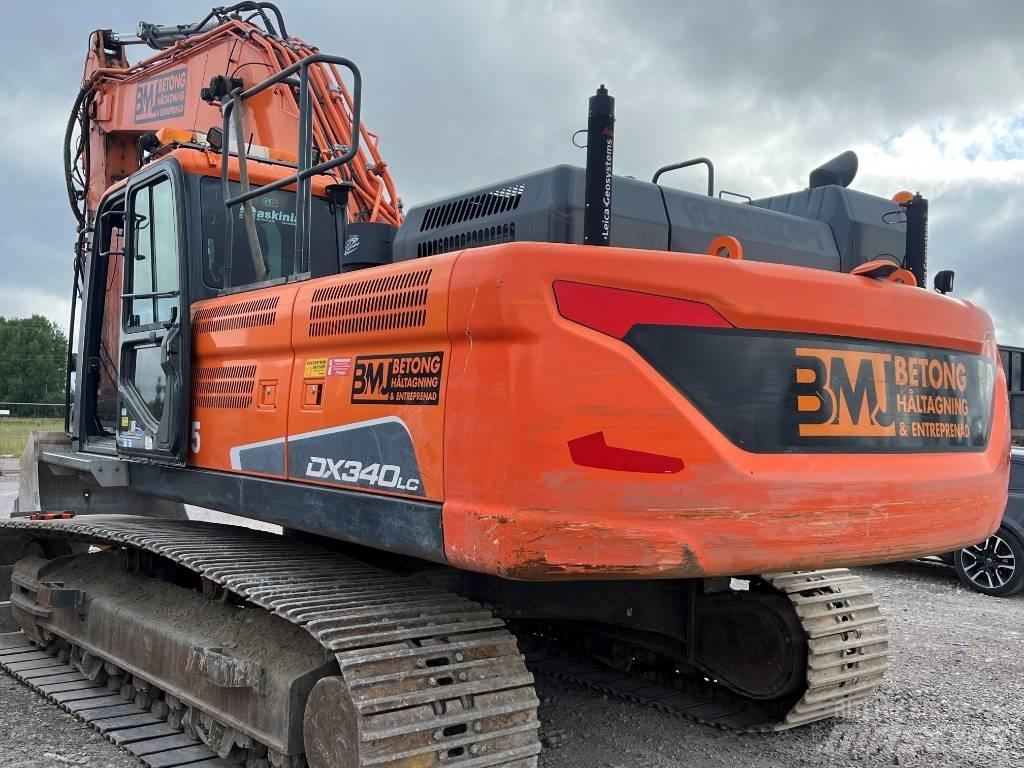 Doosan DX 340 LC-5 大型油圧ショベル12t以上（パワーショベル・ユンボ）