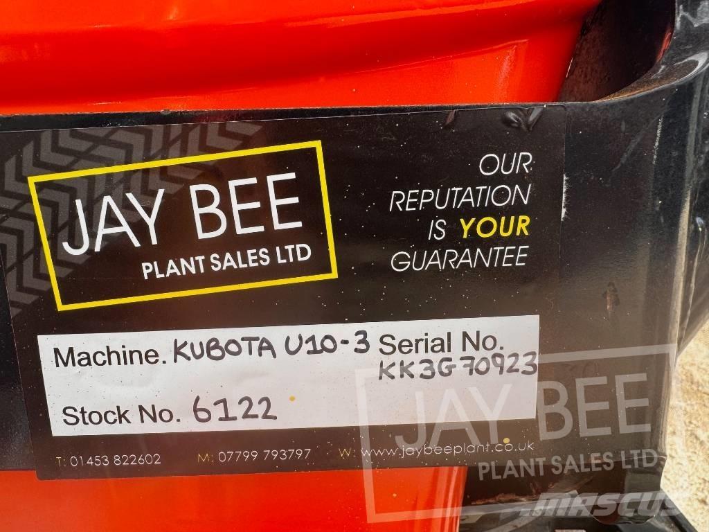 Kubota U 10-3 ミニ油圧ショベル 7t以下（ミニユンボ・ミニディガー）