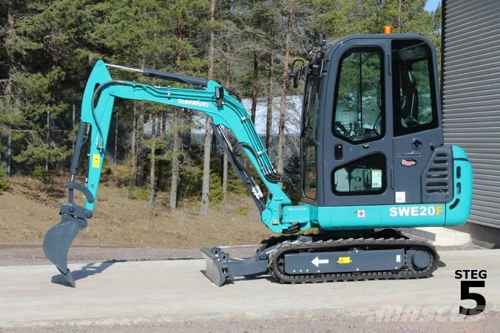 Sunward SWE 20 F ミニ油圧ショベル 7t以下（ミニユンボ・ミニディガー）