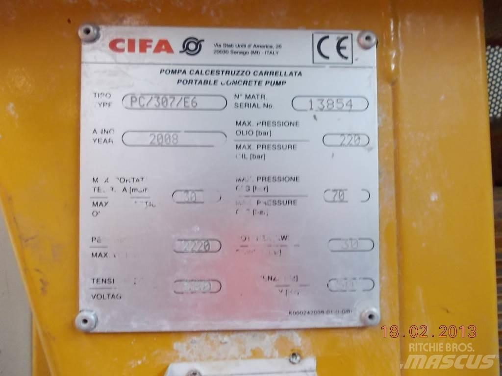 Cifa PC 307 E6 コンクリートポンプ車