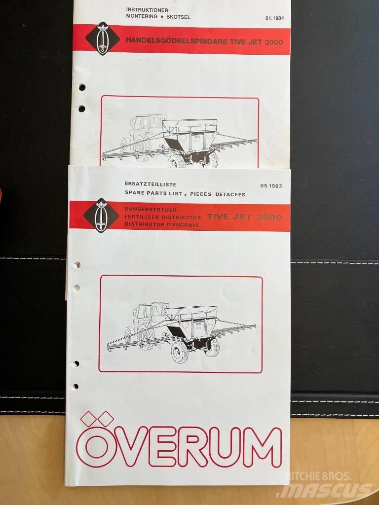 Överum Tive Jet 2000 ミネラル散布機