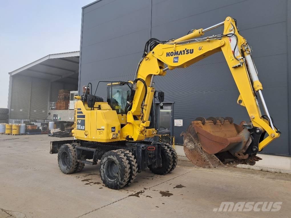 Komatsu PW118MR-11 ホイール式油圧ショベル（パワーショベル・ユンボ・バックホー）